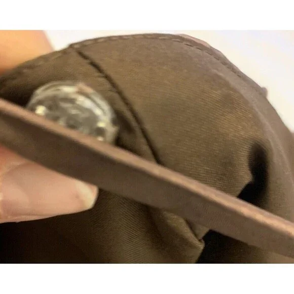 Simone Carvalli Dress Brown Woodland Forest Fairy Ruched Floral Appliqué Size 12 - Picture 11 of 16